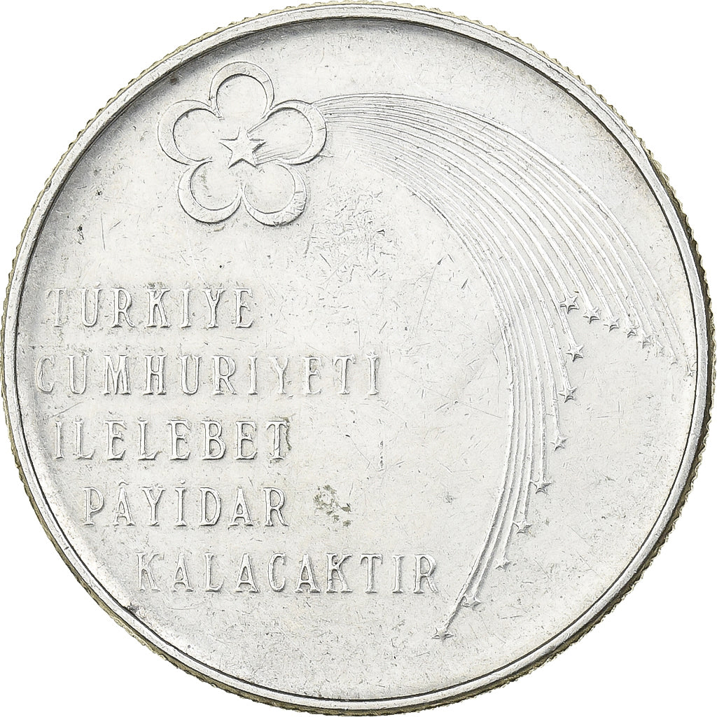 Turkey, 50 Lira, ND-1973, Istanbul, Silver, AU(55-58), KM:902