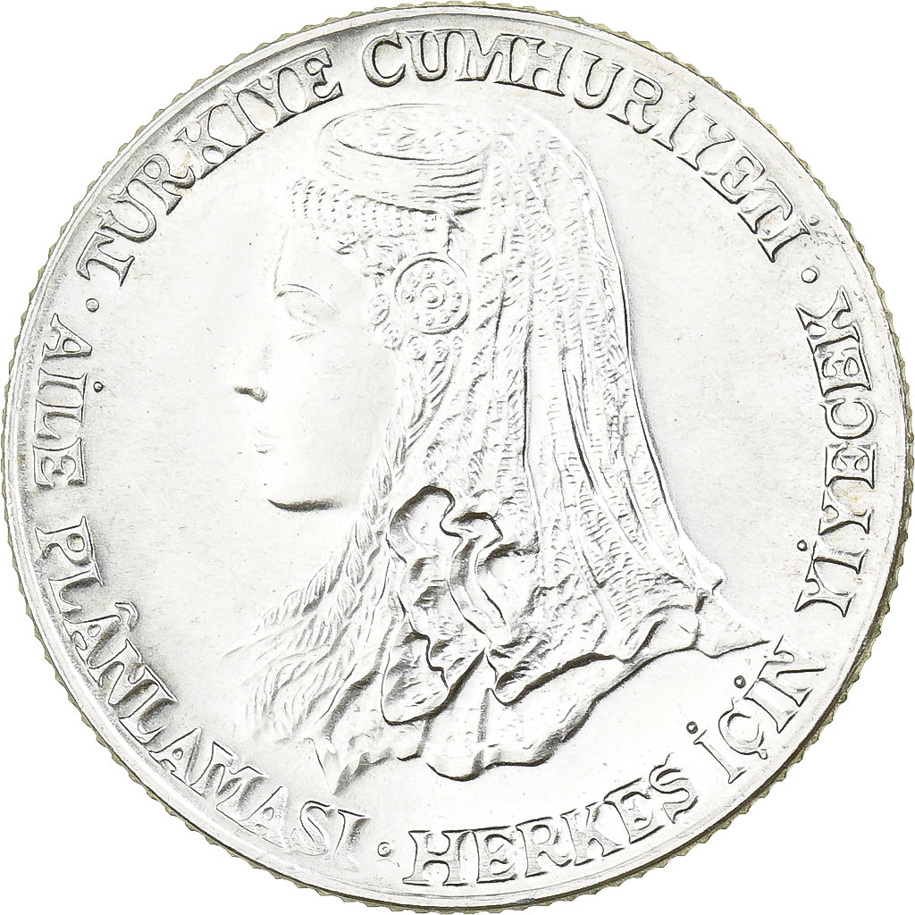 Turkey, 150 Lira, 1979, Istanbul, Silver, MS(65-70), KM:929.1