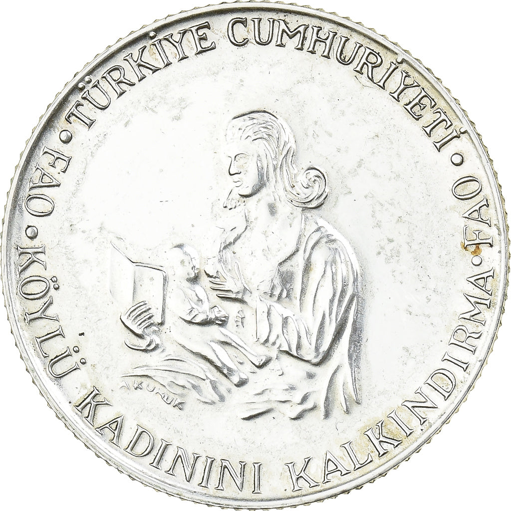 Turkije, 500 Lira, 1980, Istanbul, Zilver, PR, KM:940.1