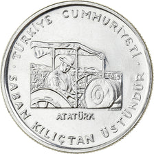 Turquie, Lira, 1979, Istanbul, Acier inoxydable, SUP, KM:926