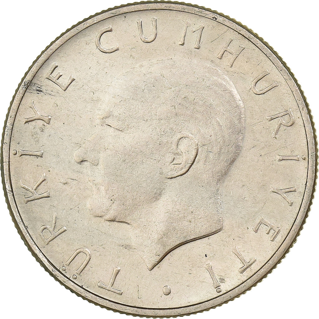 Turchia, Lira, 1957, Istanbul, Rame-nichel, SPL-, KM:889
