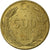 Turchia, 500 Lira, 1989, Istanbul, Alluminio-bronzo, SPL-, KM:989