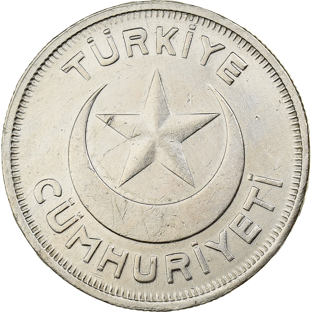 Turkey, 10 Kurus, 1940, Istanbul, Copper-nickel, AU(50-53), KM:863