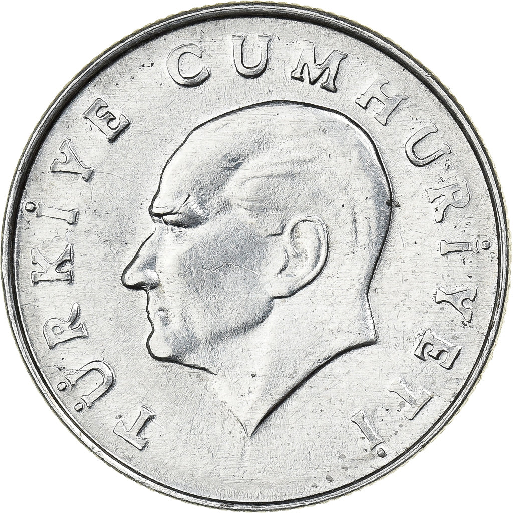 Turquie, 10 Lira, 1986, Istanbul, Aluminium, SUP, KM:964