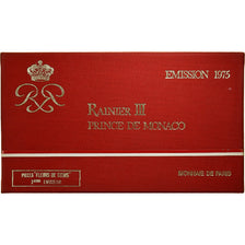 Monaco, Rainier III, Coffret 10 c. à 50 frs., 1975, série FDC, MS(65-70)