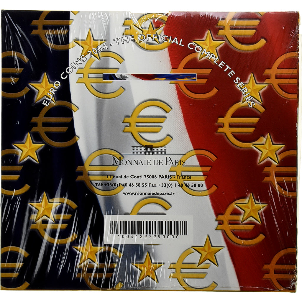France, Coffret 1c. à 2€, BU, 2004, Monnaie de Paris, MS(65-70)