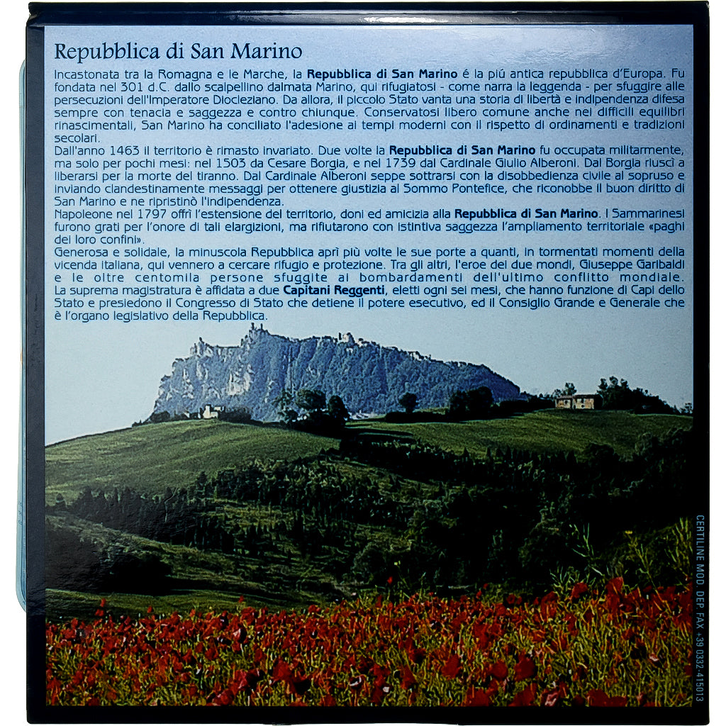 San Marino, Coffret 1c. à 5€, BU, 2004, Rome, MS(65-70)