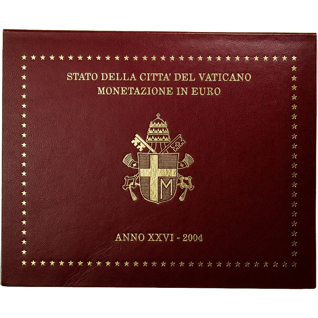 CITTÀ DEL VATICANO, John Paul II, Coffret 1c. à 2€, BU, 2004, Rome, N.C.