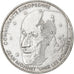 France, 100 Francs, Jean Monnet, Jean Monnet, 1992, Paris, Silver, AU(55-58)