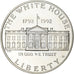 United States, Dollar, James Hoban, 1992, U.S. Mint, Proof, Silver, MS(65-70)