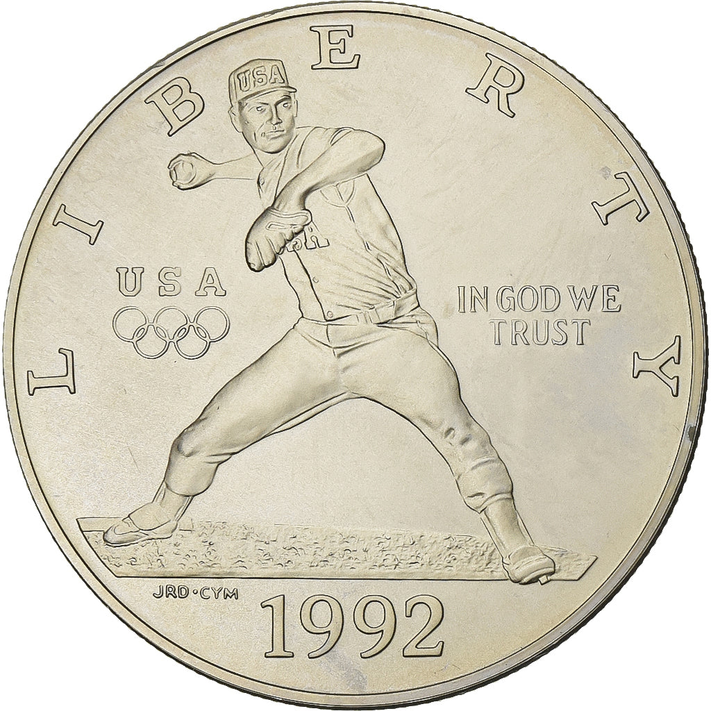 Verenigde Staten, Dollar, 1992, U.S. Mint, Zilver, PR+, KM:234