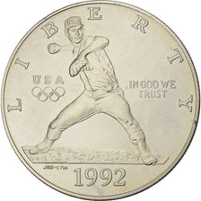 Verenigde Staten, Dollar, 1992, U.S. Mint, Zilver, PR+, KM:234
