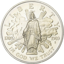Verenigde Staten, Dollar, 1989, U.S. Mint, Proof, Zilver, FDC, KM:225