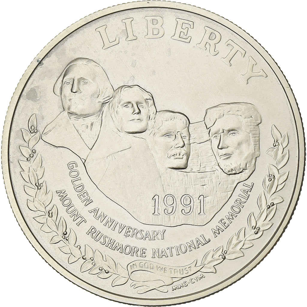 United States, Dollar, 1991, U.S. Mint, Silver, MS(65-70), KM:229