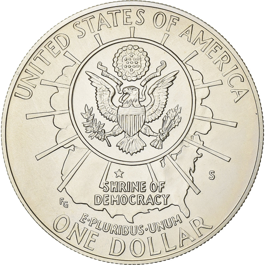 United States, Dollar, 1991, U.S. Mint, Silver, MS(65-70), KM:229