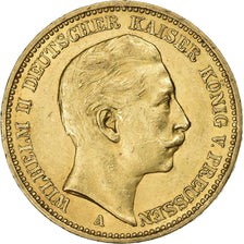 Kingdom of Prussia, PRUSSIA, Wilhelm II, 20 Mark, 1901, Berlin, Oro, BB+, KM:521