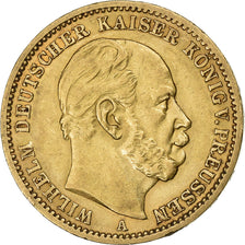Kingdom of Prussia, PRUSSIA, Wilhelm I, 20 Mark, 1873, Berlin, Gold, SS+, KM:501