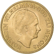 Pays-Bas, Wilhelmina I, 10 Gulden, 1927, Or, TTB+, KM:162