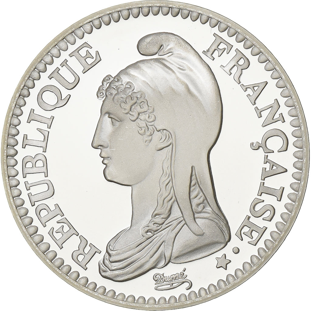 France, Franc, République, 1992, Paris, Proof, Silver, MS(65-70), Gadoury:479
