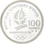 Frankrijk, 100 Francs, JO Albertville 92, 1989, Paris, Proof, Zilver, FDC