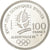 France, 100 Francs, JO Albertville 92, 1990, Paris, Proof, Silver, MS(65-70)