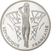 France, 100 Francs, Centenaire du Basket-Ball, 1991, Paris, Proof, Silver