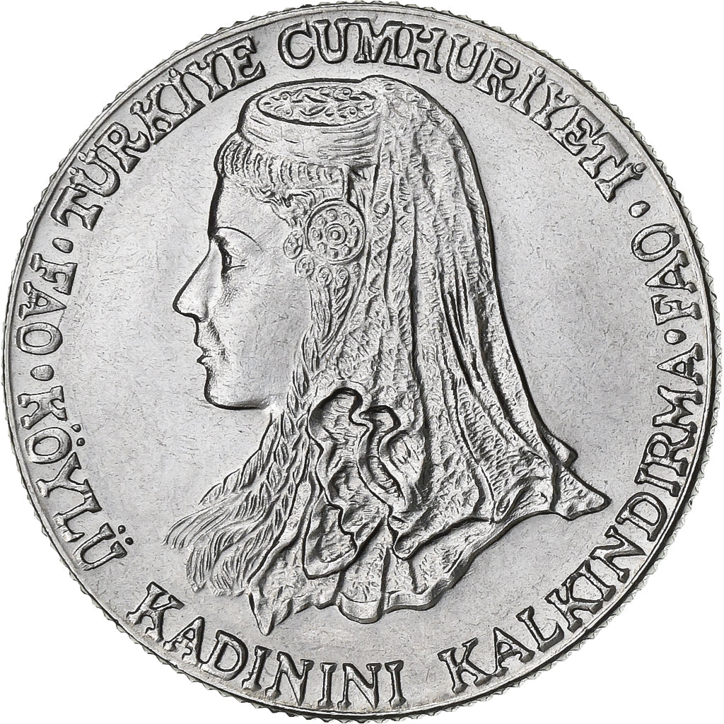 Turkey, 50 Kurus, 1980, Stainless Steel, AU(55-58), KM:936
