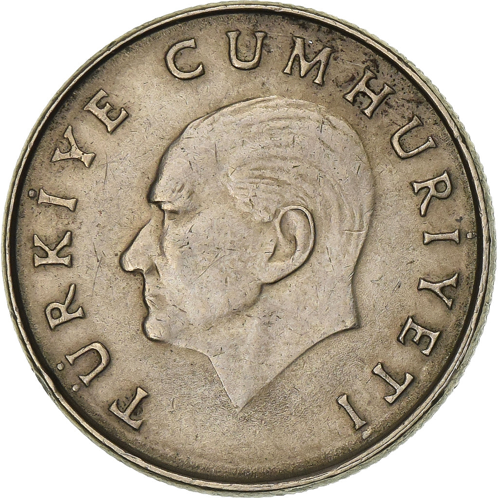 Turchia, 50 Lira, 1985, Rame-nichel-zinco, BB+, KM:966