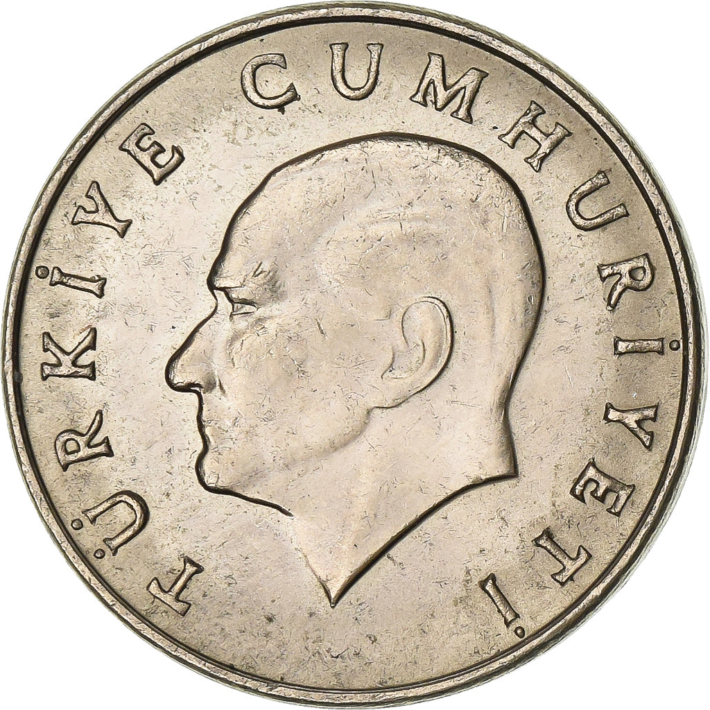 Turkey, 20 Lira, 1984, Copper-nickel, AU(55-58), KM:965