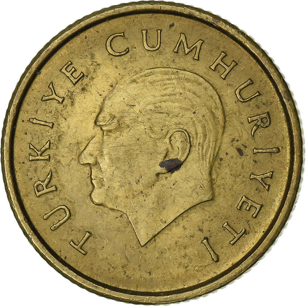 Türkei, 50 Lira, 1988, Aluminum-Bronze, SS, KM:987
