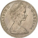 Gibraltar, Elizabeth II, Crown, 1967, Copper-nickel, AU(55-58), KM:4