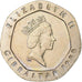 Gibraltar, Elizabeth II, 20 Pence, 1988, Copper-nickel, AU(55-58), KM:16