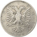 Albania, 1/2 Lek, 1926, Rome, Nickel, EF(40-45), KM:4