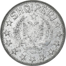 Albania, 1/2 Leku, 1957, Zinc, AU(50-53), KM:35