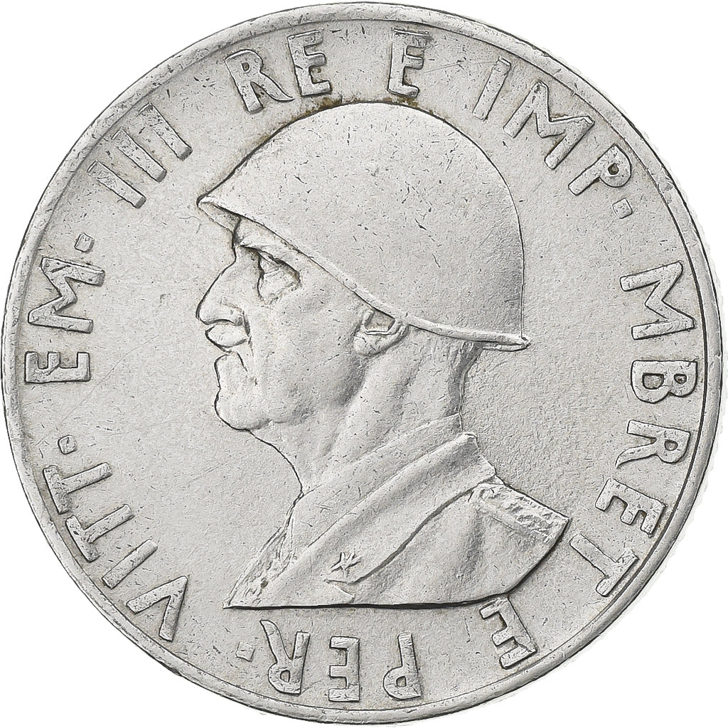 Albania, Vittorio Emanuele III, 0.50 Lek, 1941, Rome, Acciaio inossidabile