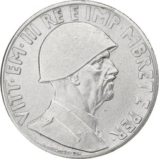 Albania, Vittorio Emanuele III, Lek, 1939, Rome, Stainless Steel, MS(65-70)
