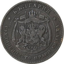 Bulgaria, Alexander  I, 5 Stotinki, 1881, Bronze, VF(30-35), KM:2