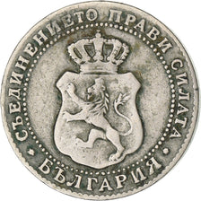 Bulgaria, Ferdinand I, 5 Stotinki, 1888, Copper-nickel, EF(40-45), KM:9