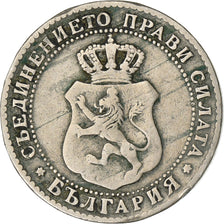 Bulgaria, Ferdinand I, 10 Stotinki, 1888, Copper-nickel, EF(40-45), KM:10