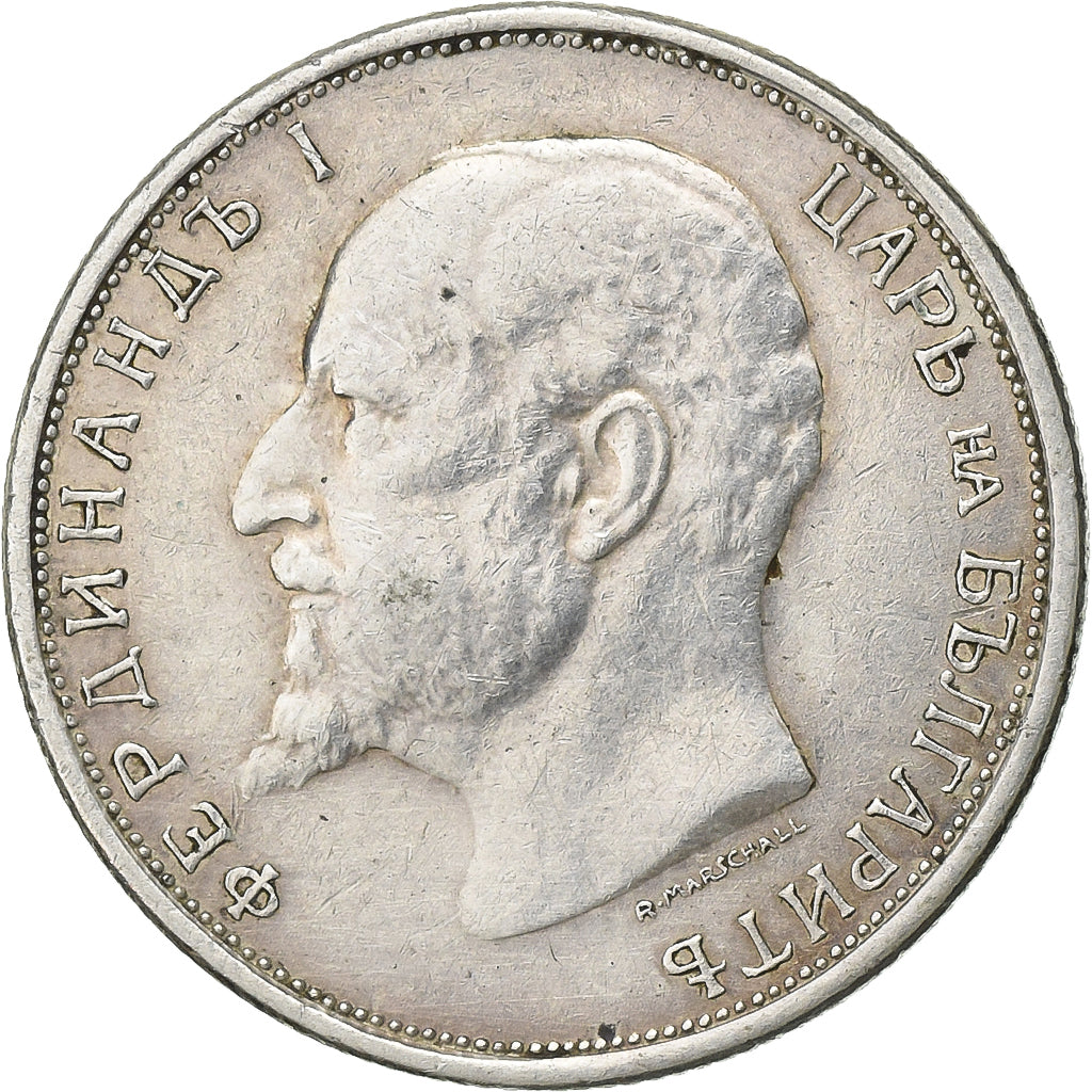 Bulgaria, Ferdinand I, 50 Stotinki, 1913, Silver, EF(40-45), KM:30