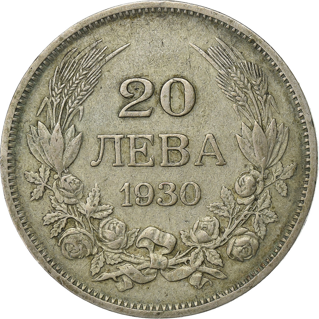 Bulgaria, Boris III, 20 Leva, 1930, Budapest, Silver, VF(30-35), KM:41