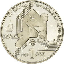Bulgaria, Lev, Olympiade Calgary 1988, Hockey Spieler, 1987, Proof