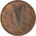 REPUBLIEK IERLAND, 1/2 Penny, 1953, Bronzen, ZF+, KM:10