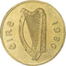 REPÚBLICA DA IRLANDA, 20 Pence, 1986, Níquel-Bronze, AU(50-53), KM:25