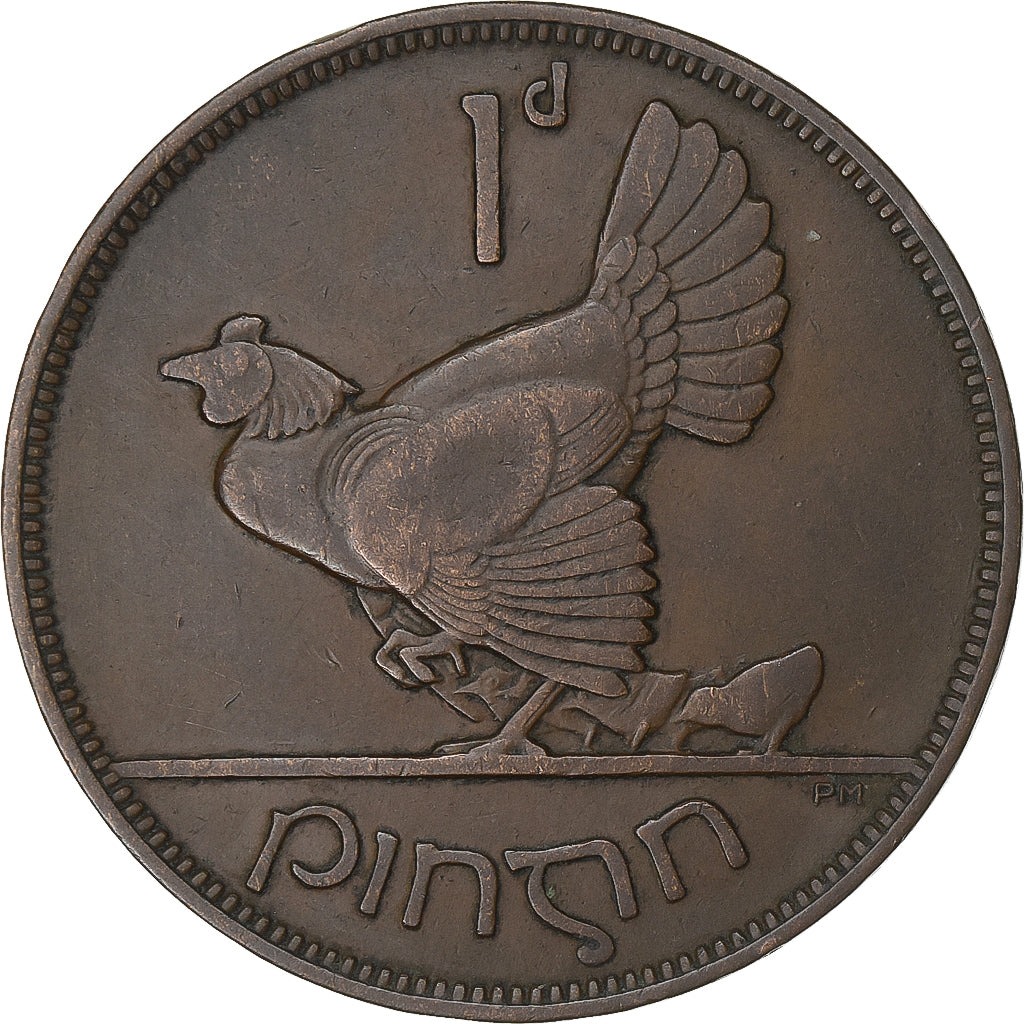 REPUBBLICA D’IRLANDA, Penny, 1937, Bronzo, BB, KM:3