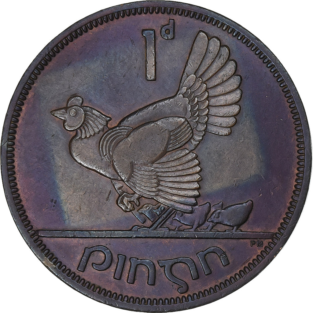 Ireland, Penny, 1964, Bronze, AU(50-53), KM:11