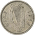 Ireland, 3 Pence, 1956, Kupfer-Nickel, SS, KM:12a
