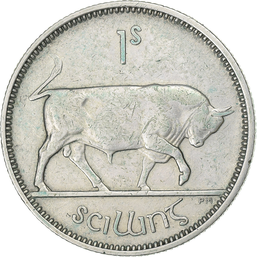 Ireland, Shilling, 1928, Silver, EF(40-45), KM:6
