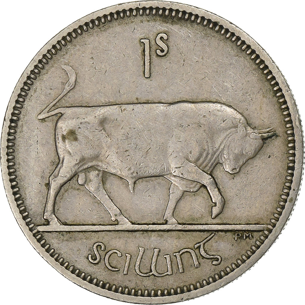 Ireland, Shilling, 1962, Copper-nickel, EF(40-45), KM:14A