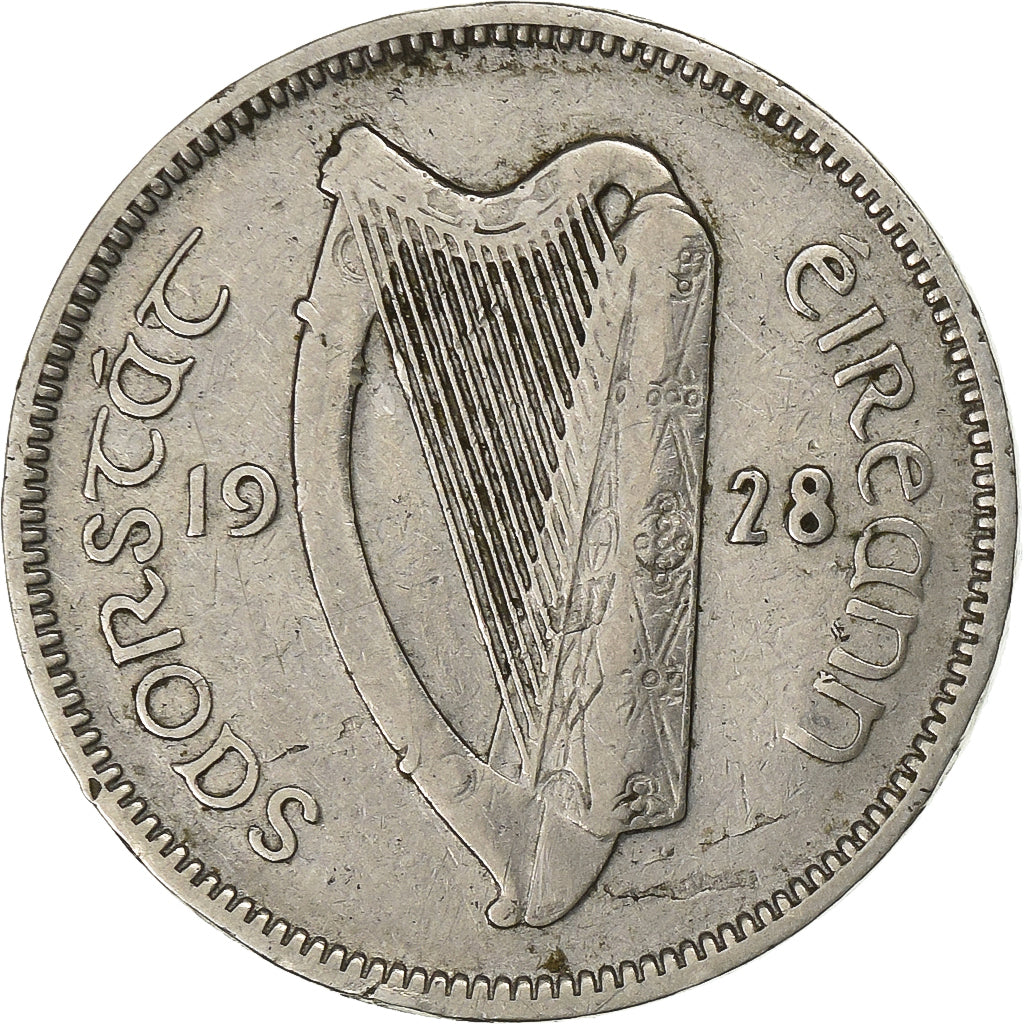 REPÚBLICA DA IRLANDA, 6 Pence, 1928, Níquel, VF(30-35), KM:5